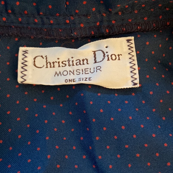 Vintage Christian Dior Monseur Robe with Belt - Picture 4 of 4